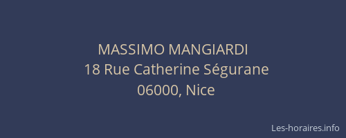 MASSIMO MANGIARDI