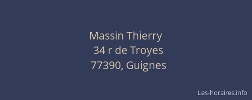 Massin Thierry