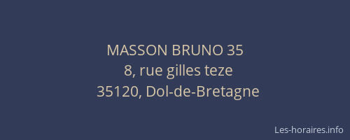 MASSON BRUNO 35