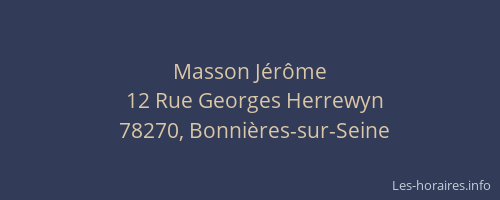 Masson Jérôme