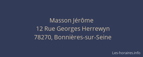 Masson J&eacute;r&ocirc;me