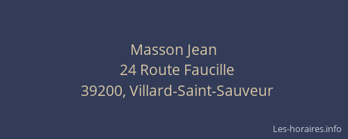Masson Jean