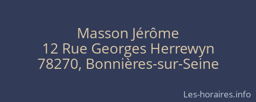 Masson Jérôme
