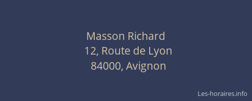 Masson Richard