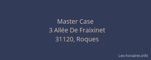Master Case