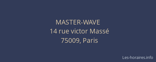 MASTER-WAVE