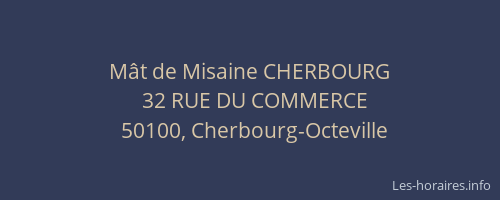 Mât de Misaine CHERBOURG