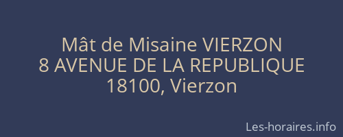 Mât de Misaine VIERZON