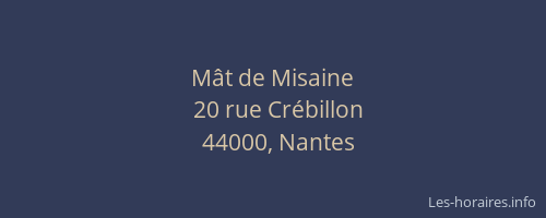 Mât de Misaine