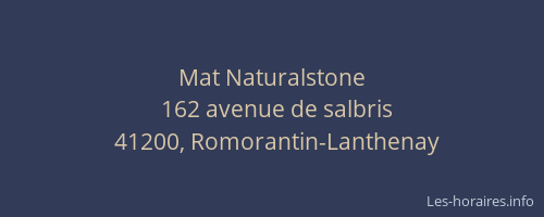 Mat Naturalstone