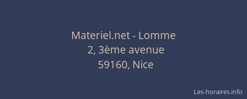 Materiel.net - Lomme