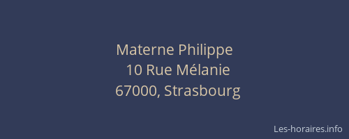 Materne Philippe