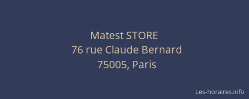 Matest STORE