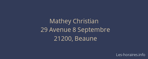Mathey Christian