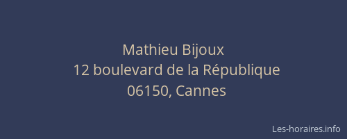 Mathieu Bijoux