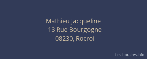 Mathieu Jacqueline