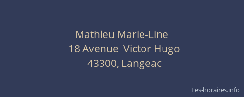 Mathieu Marie-Line