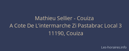 Mathieu Sellier - Couiza