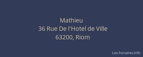 Mathieu