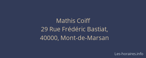 Mathis Coiff