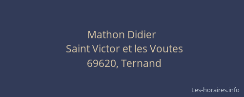 Mathon Didier