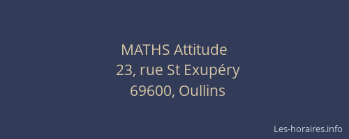 MATHS Attitude