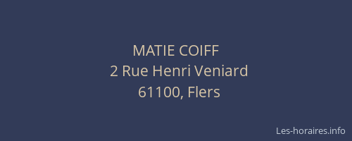 MATIE COIFF
