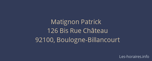 Matignon Patrick