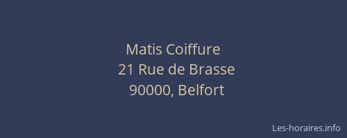 Matis Coiffure