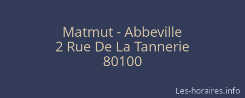 Matmut - Abbeville