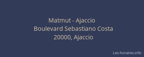 Matmut - Ajaccio