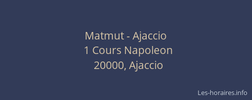Matmut - Ajaccio