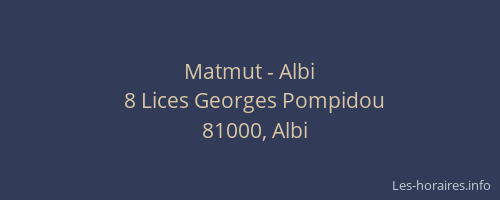 Matmut - Albi
