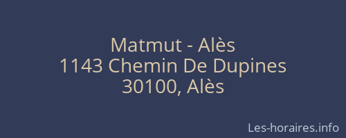 Matmut - Alès