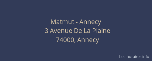 Matmut - Annecy