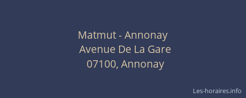 Matmut - Annonay