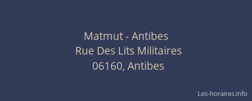 Matmut - Antibes