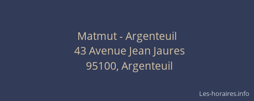 Matmut - Argenteuil