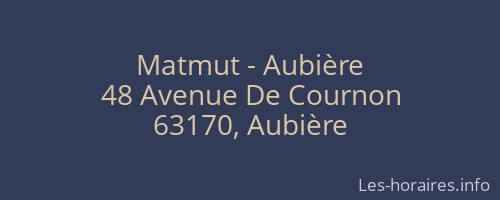 Matmut - Aubière
