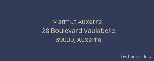 Matmut Auxerre