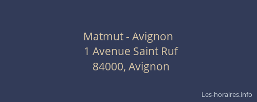 Matmut - Avignon