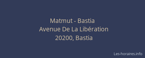 Matmut - Bastia