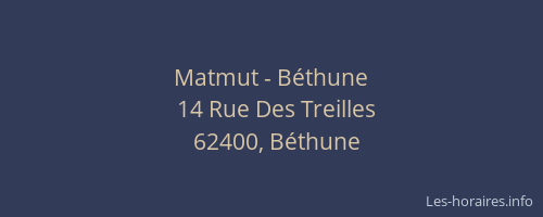 Matmut - Béthune