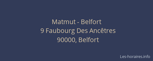Matmut - Belfort