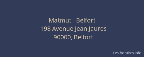 Matmut - Belfort