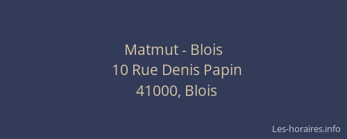 Matmut - Blois