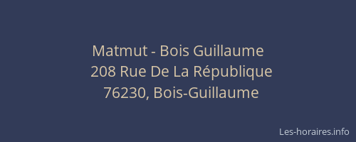 Matmut - Bois Guillaume