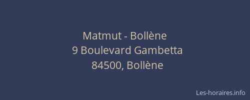 Matmut - Boll&egrave;ne