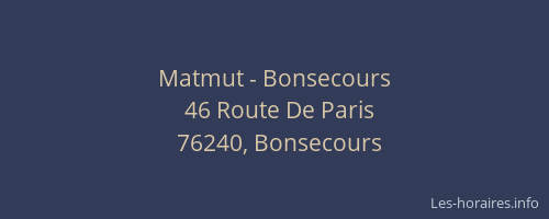 Matmut - Bonsecours