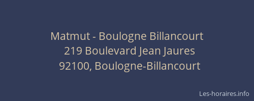 Matmut - Boulogne Billancourt